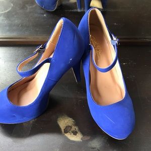 Cobalt Blue Heels